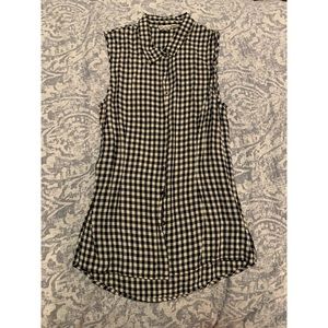 Women’s tank button up